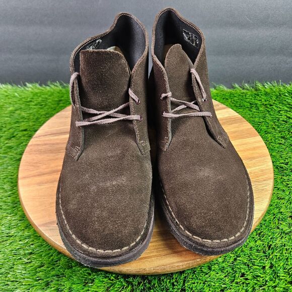 Clarks Originals Desert Boots Mens Size 10 M Brown Suede Chukka Crepe Sole Shoes main image 10